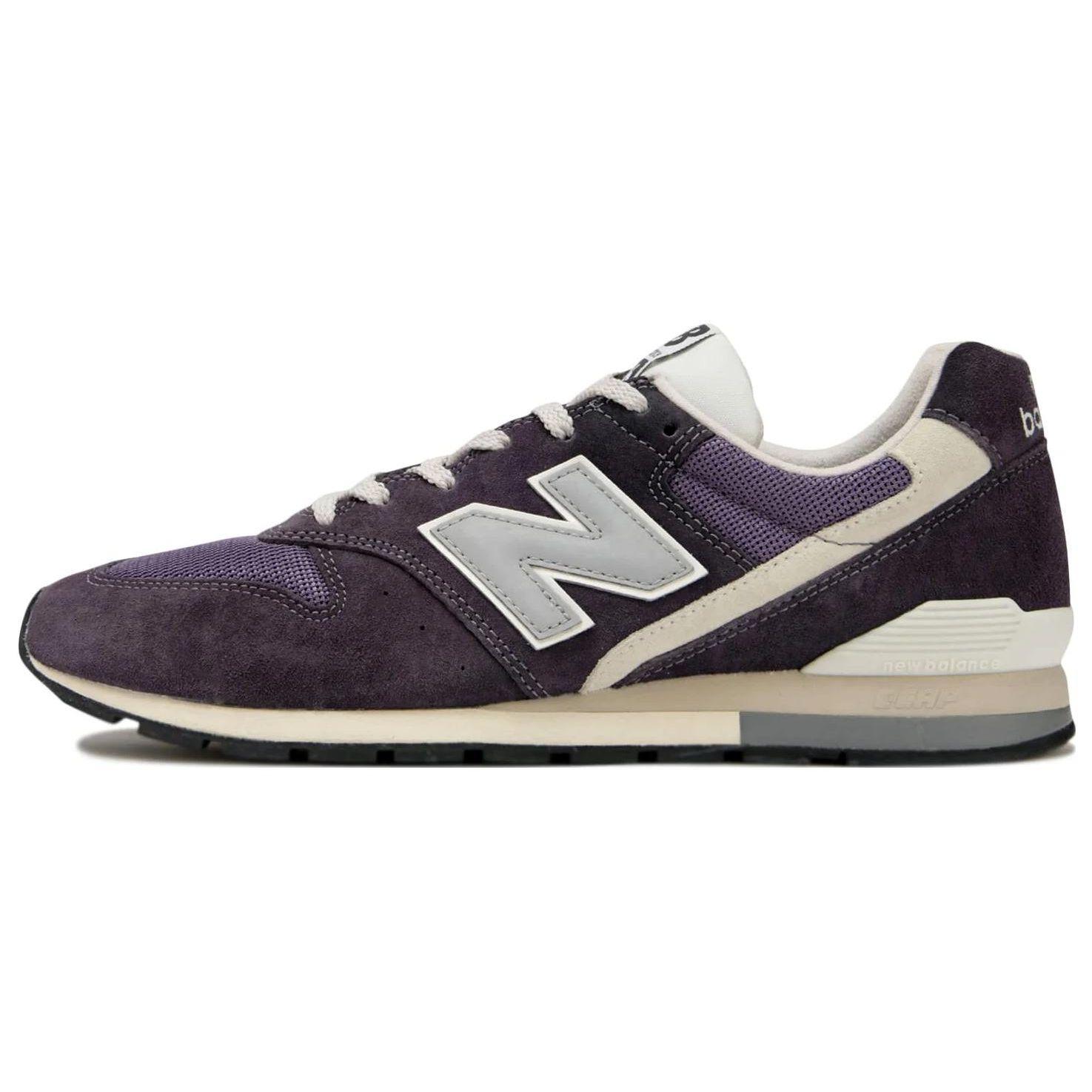 

New Balance NB 996 Versatile Comfortable Leather Shock Absorbing Durable Low Top Running Shoes Unisex Running Shoes Purple CM996RW2 41.5