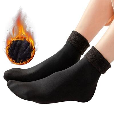 4 Pairs Women Lady Winter Snow Boot Socks Warm Plush Thermal Socks Thick Fleece