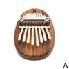 Bærbar Mini Sapele-plate med 8 nøkler Kalimba Nybegynnere Tommel Piano Gave