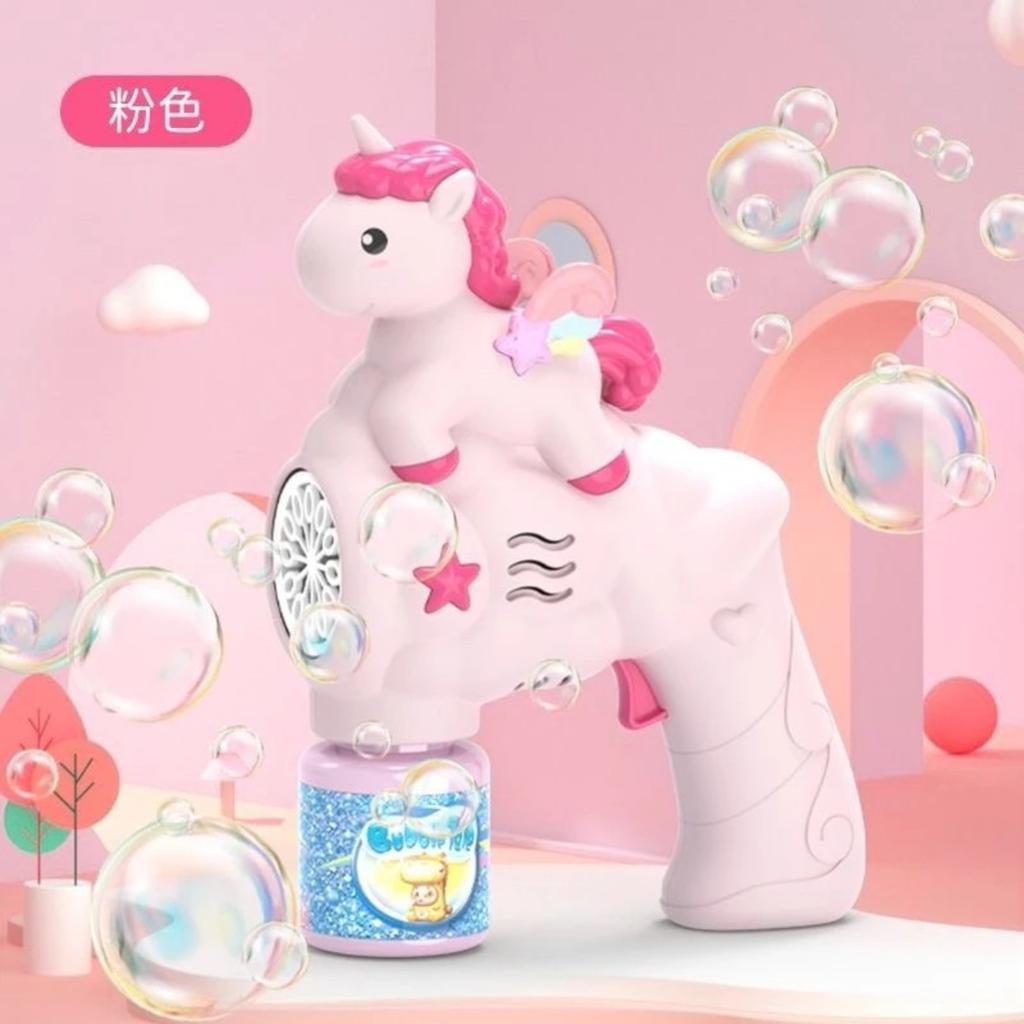 Children's Bubble Toy: Snowflake Heart Bubble Wand, Girls' Wand, Fully Automatic Bubble Machine With Music And Lights