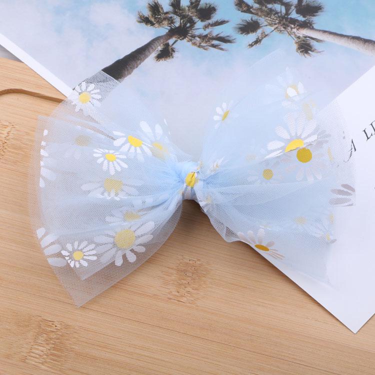 

Свежая заколка для волос с бантом-ромашкой: Весенне-летние головные уборы для девочек и аксессуар - юбка из тюля