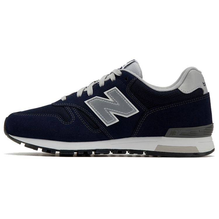

New Balance Nb 565 Удобная Универсальная Ткань Двухслойная Коровья Кожа Низкие Кроссовки для Бега Унисекс кроссовки Синий ML565EN1 36