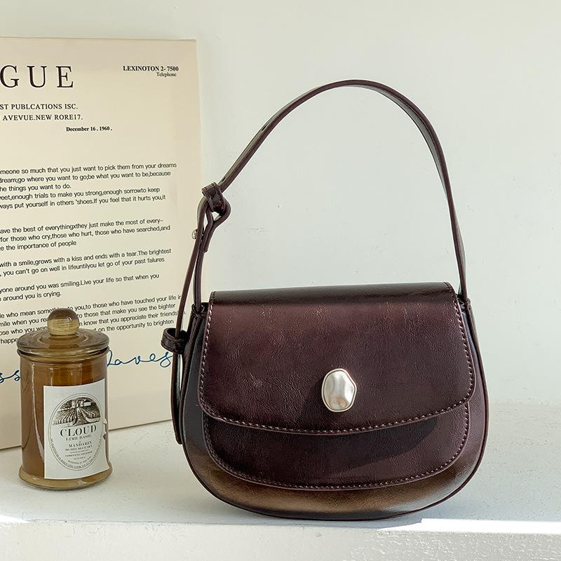 

Легкая роскошная сумка через плечо из искусственной кожи с синим драгоценным камнем, новая женская сумка через плечо из мягкой кожи с магнитной застежкой, модная элегантная сумка через плечо