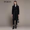 PORTS Women's Elegant Mid-Length Trench Coat