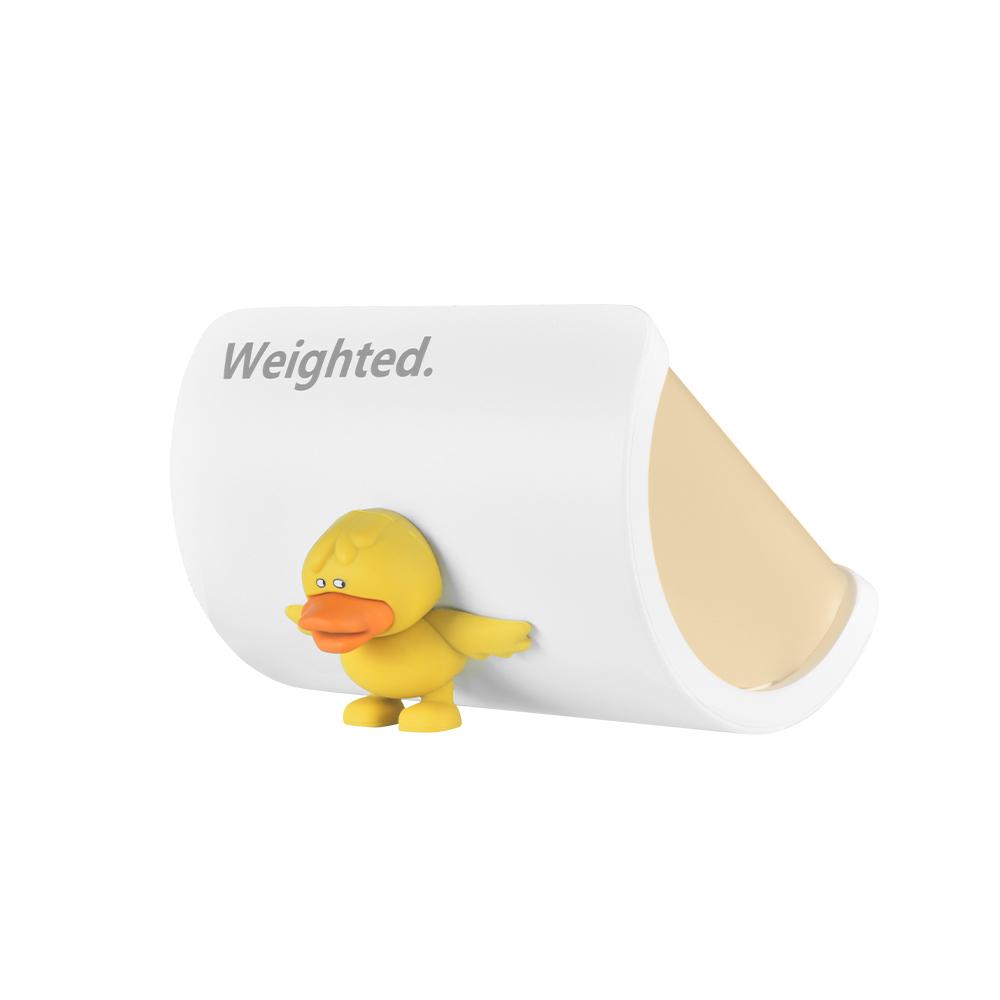 

Креативный утяжеленный ночной светильник в виде утки с плавным затемнением, 3-цветное освещение, портативная настольная лампа для декора детской спальни