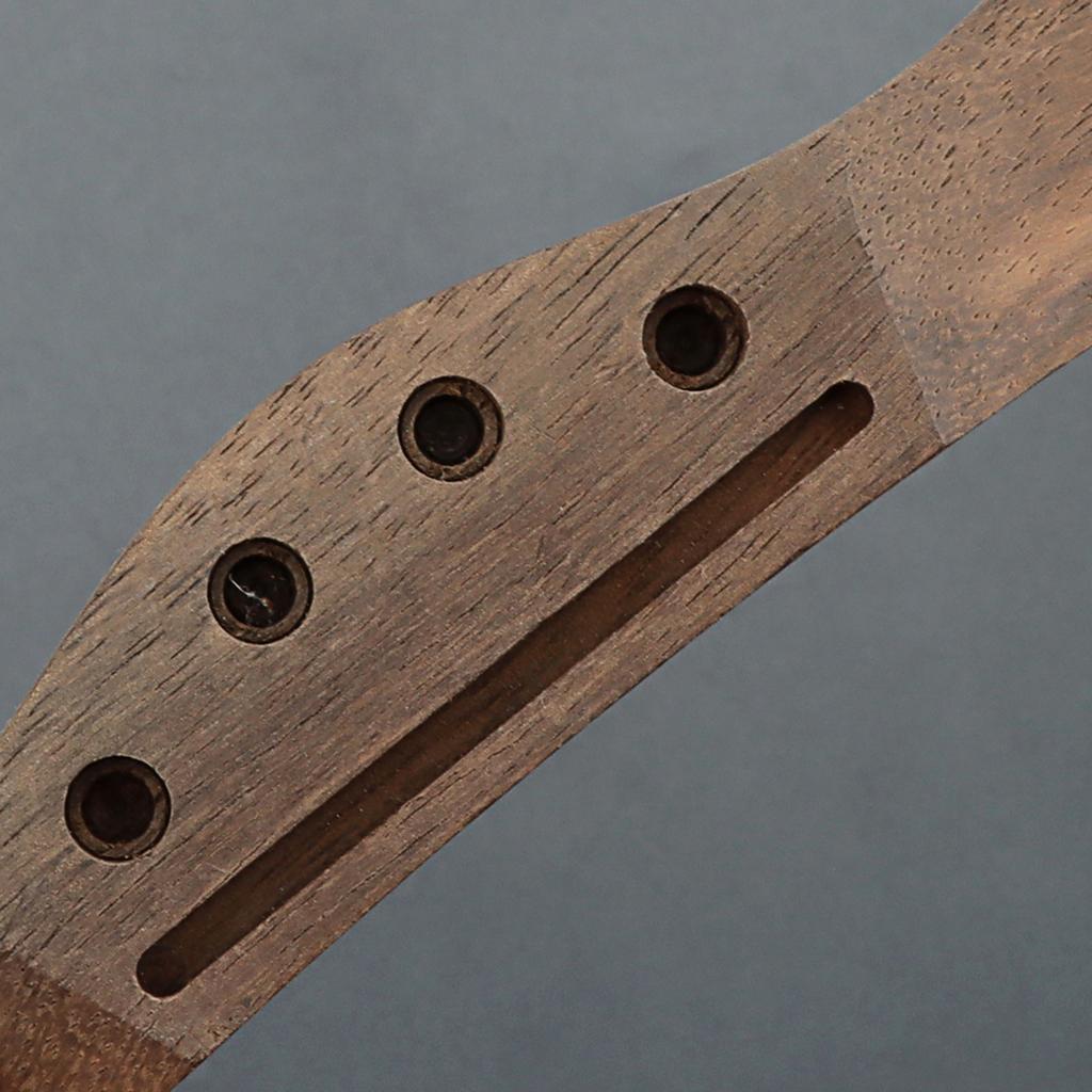 Bass Bridge Saddle 4-String Acoustic Bass Rosewood Bridge Saddle Lightweight 4 Bridge Pins Folk Acoustic Basses Parts