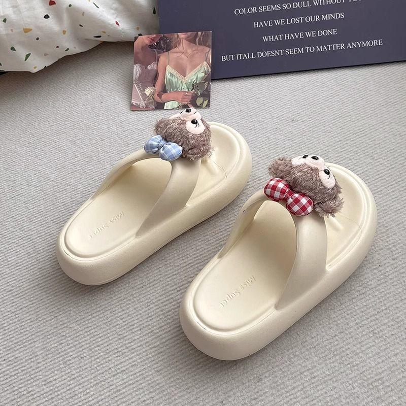 

Модные этнические крутые тапочки женские для улицы летние новые с мягкой подошвой приморские пляжные шлепанцы-щипки 39-40 бежевый