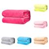 Polyester Soft Warm Solid Color Blanket Sleep Cover Rug for Home Bedroom Bedding