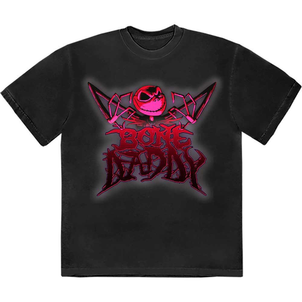 Men s Disney The Nightmare Before Christmas Bone Daddy T-shirt Large Black 3XL