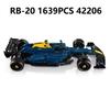 Best-selling Toy Technology SF-24 Racing Building Blocks 42207 42206 Mechanical Brick Assembly Model Toys for Adult Collection