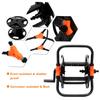 Portable Pipe Reel Holder Garden Hose Cart Water Pipe Storage Cart 1168g 15-20M 26*23*34cm