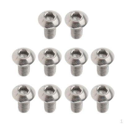 10ks/3 titanové imbusové šrouby M3 x 6mm/8mm/10mm/12mm/15 6mm