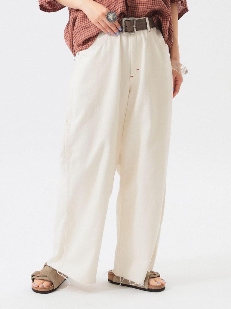 Beams Boy Work Pants [Special Order] BIGMAC Wide Painter Women's OFF_WHT M