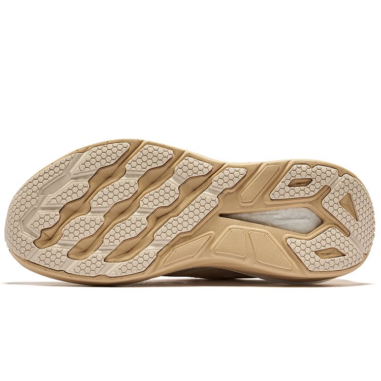 Erke Zongheng 2.0 Outdoor Shock Absorbing Wear Resistant Low Top Trail Running Shoes Men sneaker Oatmeal Warm-Linen 51124303176-806