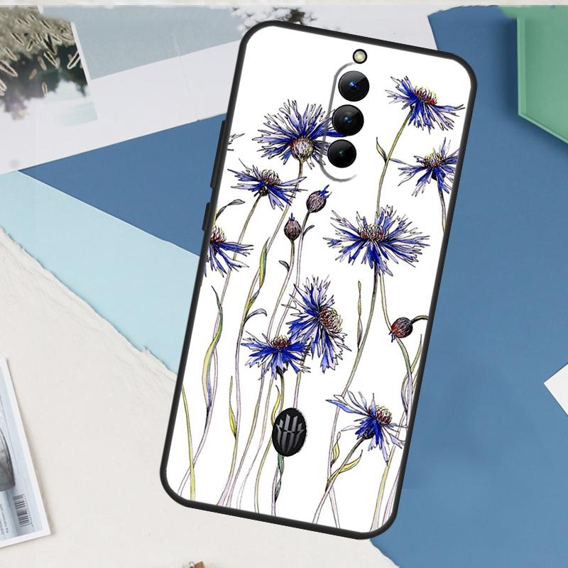 

Yellow Cosmos Flowers Lavender Case For ZTE Nubia Red Magic 9 10 11 8 8S 9S 10S Pro Plus 6 7 6S 7S Pro 5G 6R 10 Air Cover Red Magic 5S