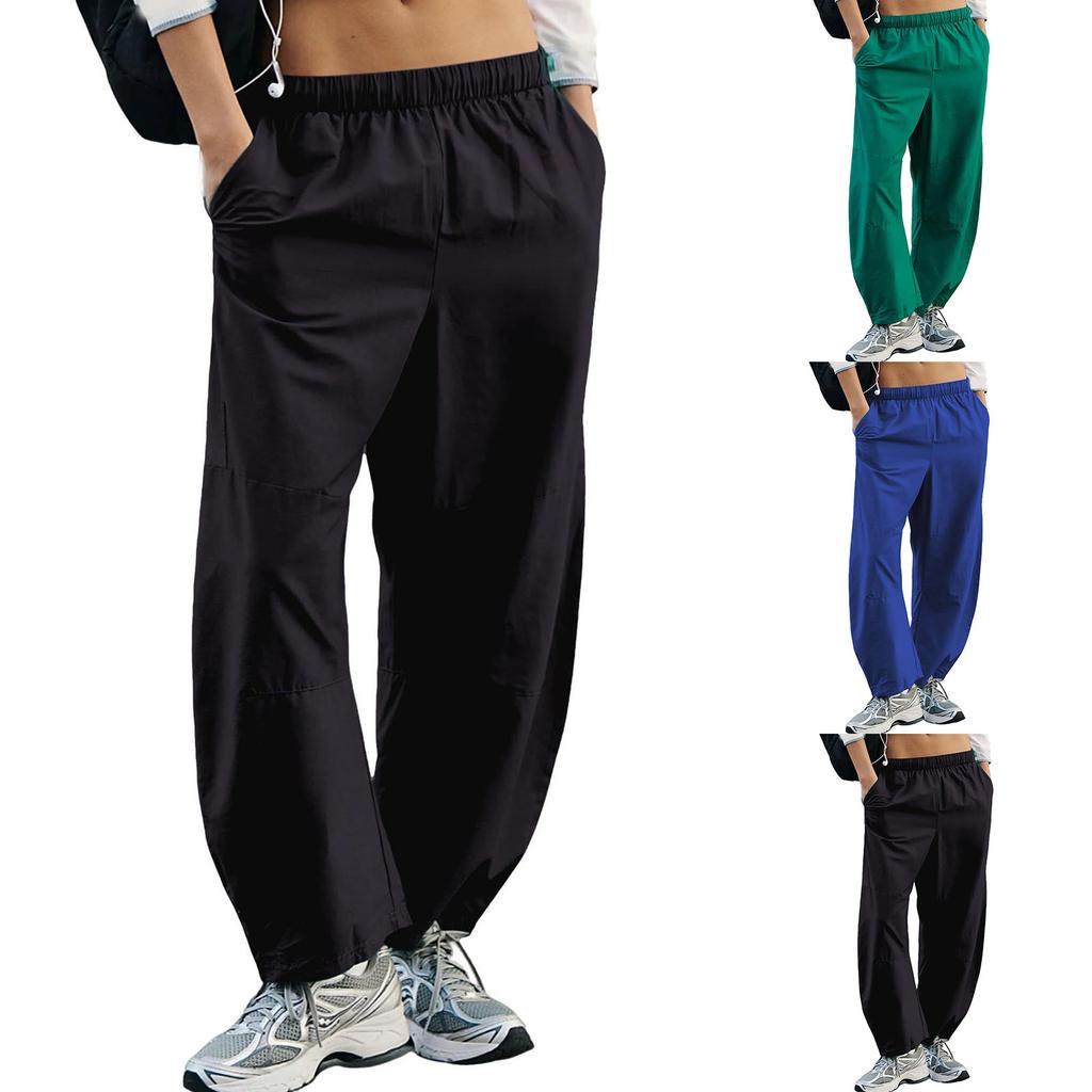 Casual en modieuze damesbroek in diverse kleuren met losse pasvorm en zakken.