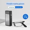 Stylish Foldable Screw-Free Reading Glasses - Portable, Wear-Resistant, HD Full-Frame Available Now.
