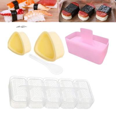 4-5 Stück Onigiri-Form-Set für die Heimküche Sushi-Presse DIY Bento-Zubehör für Reiskugeln Lebensmittelutensilien