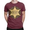 Wild West Sheriff Novelty 100 Cotton Tshirt Deputy Sheriff Office Decor Tees Tops For Unisex