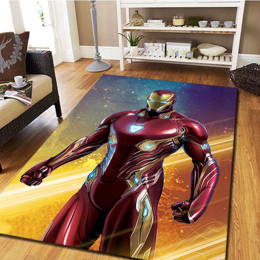 

Iron Man Floor Carpet, Digital Printed Movie Rug, Home Decor Mat for Bedroom, Living Room Play Mat -HYQ31 60x90cm