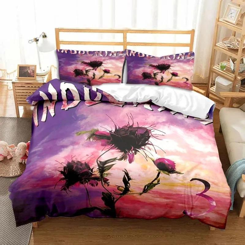 New Indochine Rock Band Bedding Set,Duvet Cover Comforter Bed Set Quilt Cover Pillowcase,King Queen Twin Size Boys Girls Adults