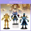 Figurine d'homme horloge dorée unique en PVC Qualité supérieure 18 cm Modèle de personnage d'anime