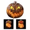 Brandneu Für Halloween-Dekoration Kürbiskopf-Dekor Horror-Ornament Sprachaktiviert Ohne Batterien 1 Stück 21*20*20cm