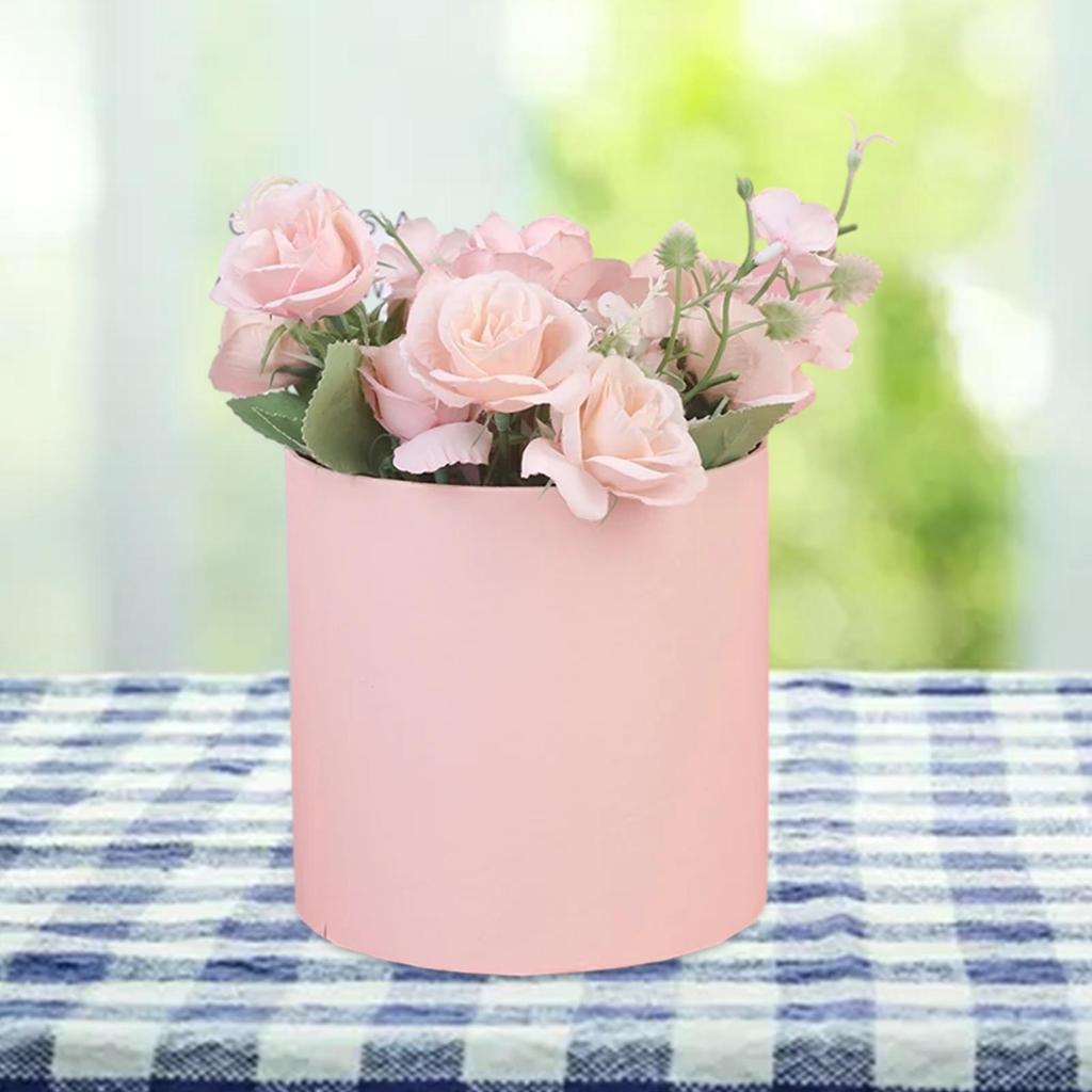 Flower Arrangement Box, Empty Bouquet Box, Paper Cylindrical Box, Round Gift Box for Proposal, Party Favor