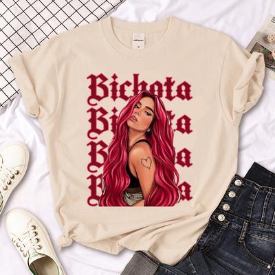 Singer Printed T-Shirt Fashion Trend Short Sleeve Cotton T-Shirt