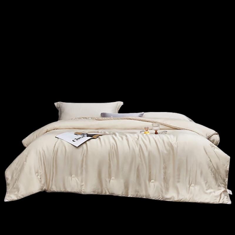 

MENGJIE Silver Sea Flower All-Season Tussah Silk Blend Quilt 200x230cm