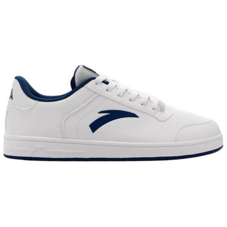 Anta Comfortable Versatile Shock Absorbing Lightweight Low Top Sneakers Men Sneakers White 912348067-5