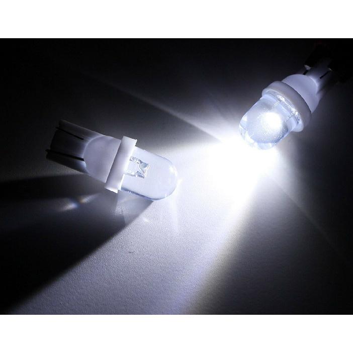 30pcs Car T10 Led Bulbs LED Light Cold White Silica Auto Interior Dome Reading Wedge Side Door Trunk Lamp License Plate Lamp 12V Bulbs 7