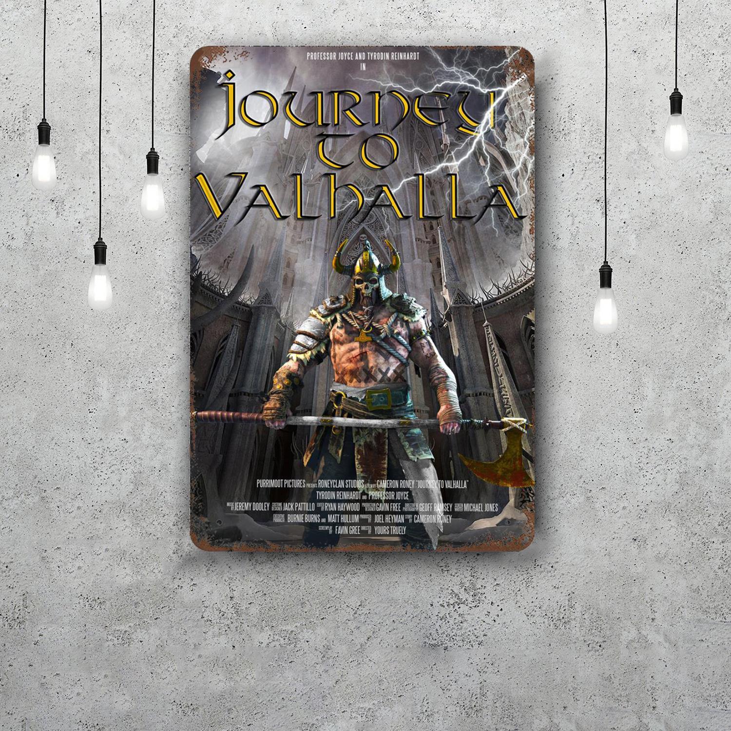 

для игры For Honor Декор Постер Винтажная Жестяная Вывеска Металлическая Вывеска Декоративная Табличка для Паба Бара Мужской Комнаты Клуба Настенный Декор 20x30cm（7.8x11.8inch）