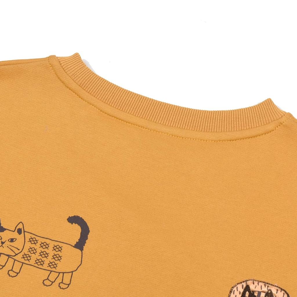 Matilda Mini Fleece Sweatshirt YE [Kusuguru Japan]