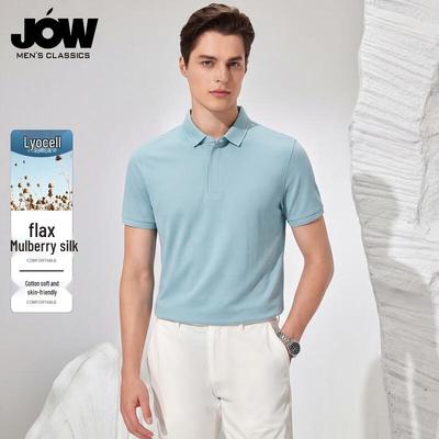 JOW Men's Light Luxury Breathable Polo Shirt