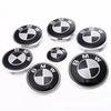automobile hood and trunk badge carbon fiber decorative badge 74/82mm for BMW X3 X5 X6 X7 E70 E30 F32 F35 F02 F07 F18 F07
