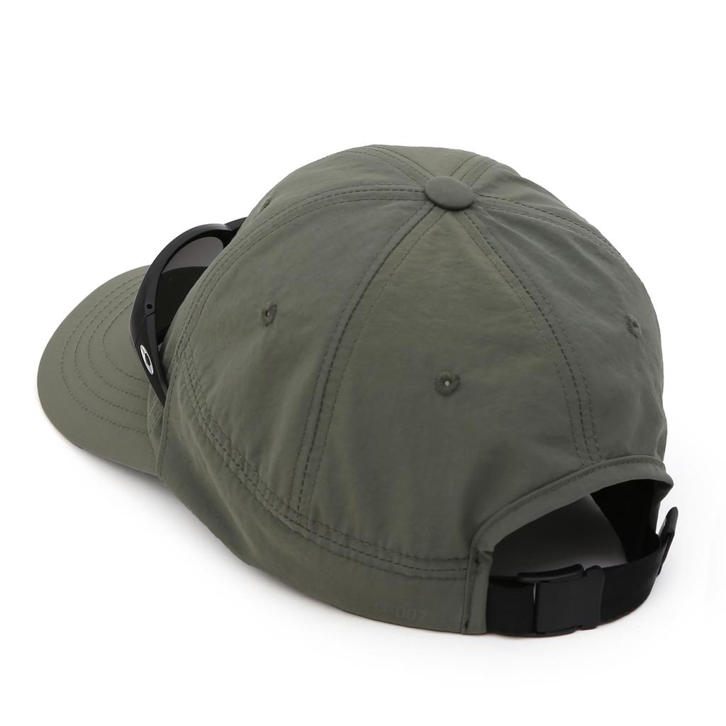 UNDERCONTROL Nylon Sunglasses Outdoor Performance Hat with Long Mesh Eyeglass and Made in Korea [Cap Only] Cap, 6-Panel Brim, Liner, Slot,