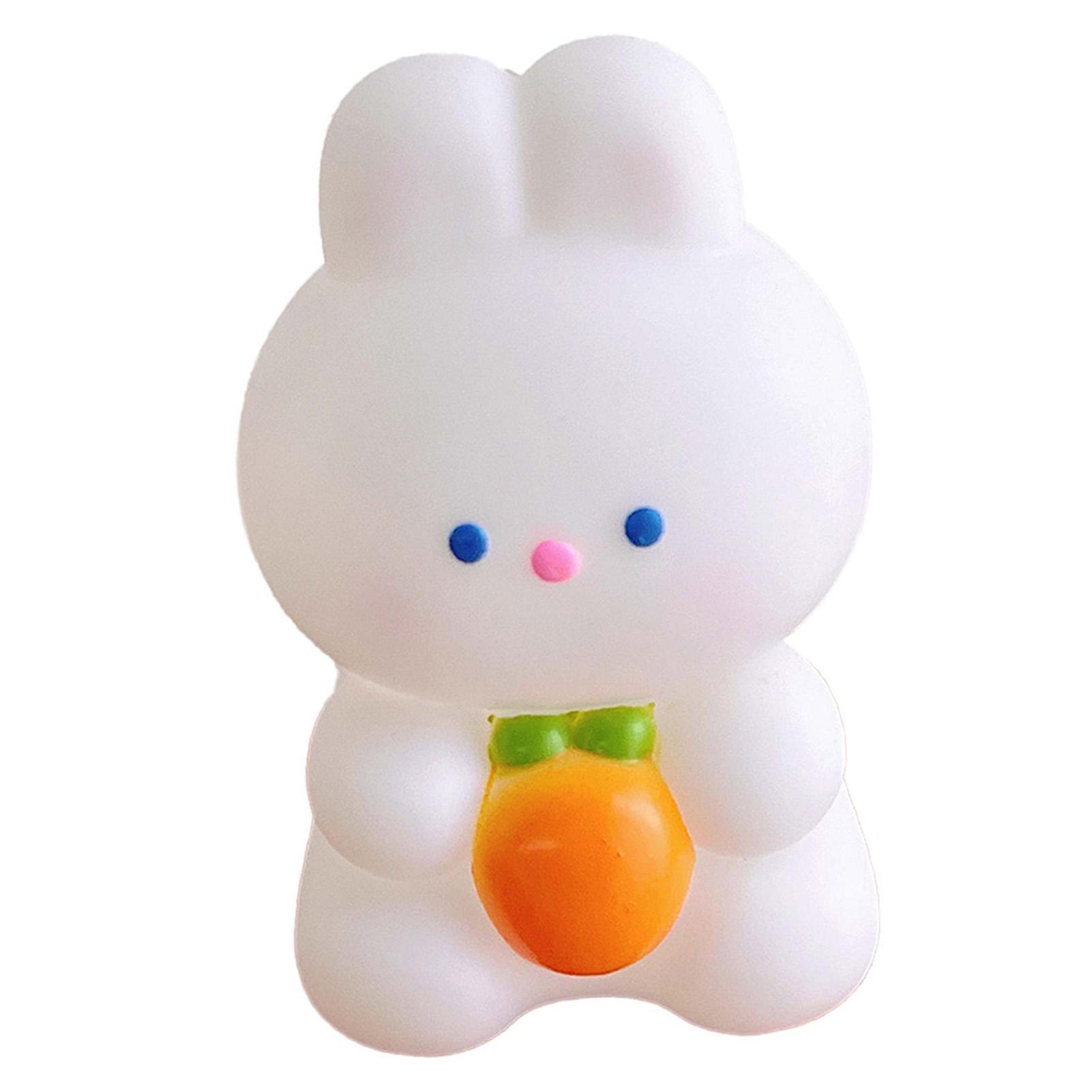 Creative Cute Bunny Money Bank Ornament Cute Carrot Bunny Money Bank Vinyl Ornament