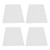 125pcs Disposable Nail Art Table Towels Waterproof High Absorbent Nail Table Cover Tablecloth for Manicure White