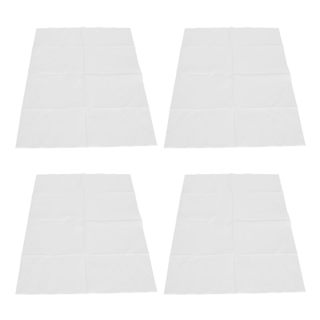 125pcs Disposable Nail Art Table Towels Waterproof High Absorbent Nail Table Cover Tablecloth for Manicure White