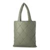 Synthetic Leather X Nylon Reversible Tote Bag