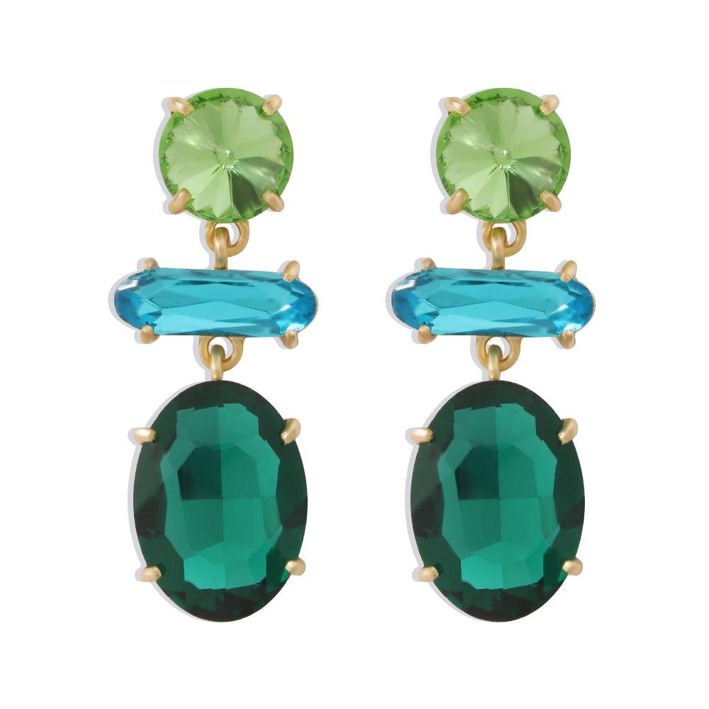Stylish Earrings For Women E9626 Vintage Geometric Dangling Ear Studs