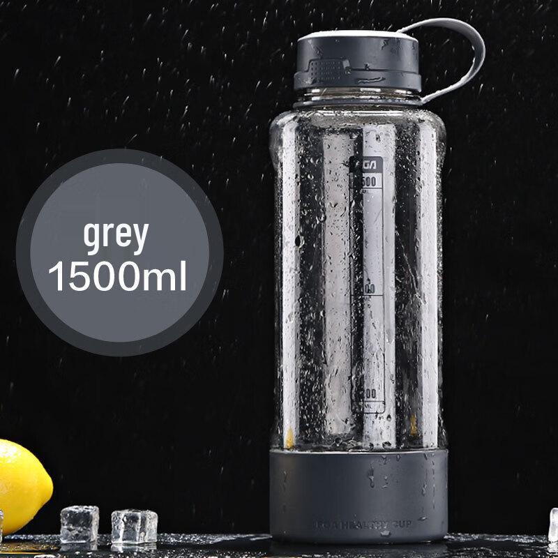 Fuguang Portable Sports Water Bottle with Glass Liner and Tea Filter, 2-Pack