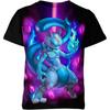 Pokemon Estate 2026 Nuovo Costume Cosplay per Bambini e Bambine Serie Stampa 3D Maglietta Cartone Animato Bambini Casual Strada Sport