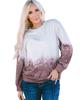 Azura Exchange Sweatshirt mit Farbverlauf und Batikmuster