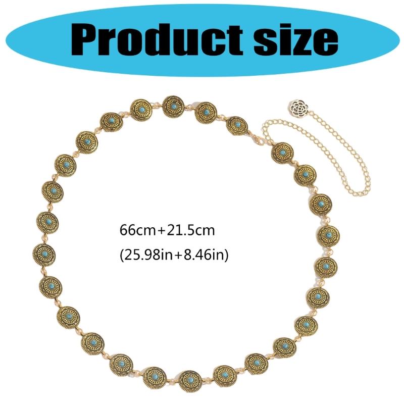 Carved Waist Belt Belly Chain for Dress Chain Belt for Women Waist Chain Belt Belly Dance Accessories