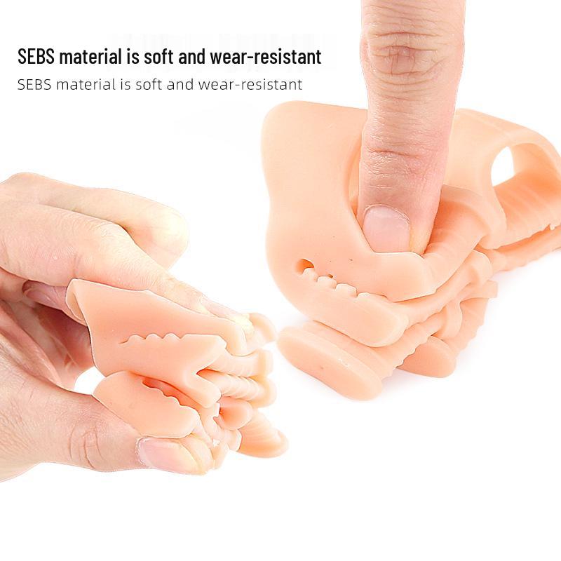 Five-Toe Separator Sandals: Soft, Anti-Abrasion Slippers for Bunion and Overlapping Toe Relief