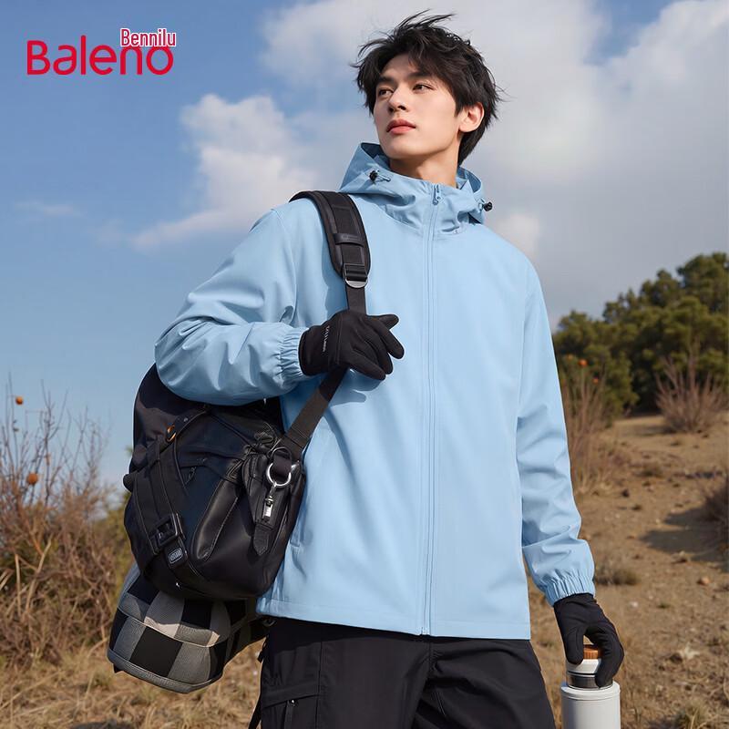 Baleno Men s 2026 Spring Hooded Outdoor Jacket XL
