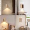 Natural Yellow Travertine Japanese Style Wabi Sabi Bedroom Bedside Lamp Homestay Living Room Villa Courtyard Balcony Wall Light