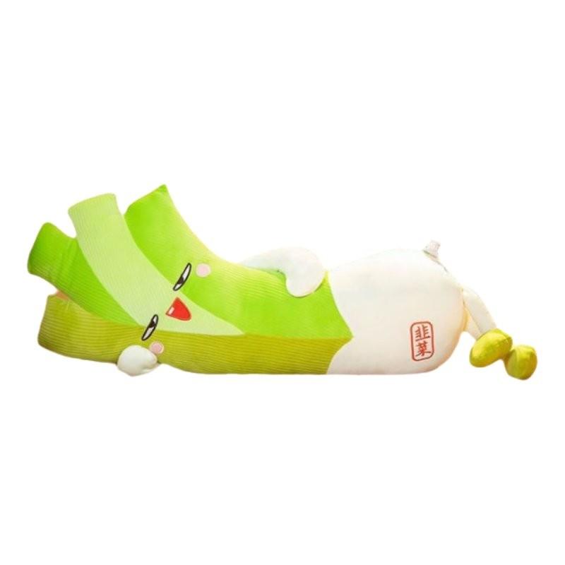 

Adorable Long Plush Leek Pillow Cute Expression Plush Toy Perfect For Gifts 75cm/29.53in